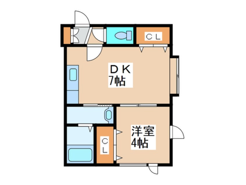 間取図 ア－クコ－ト福住