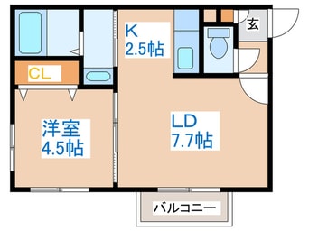間取図 グランディール二十四軒