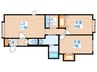 Ｚｅｒｍａｔｔ 2LDKの間取り