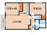 フォ－ス・アベニュ－美園 2LDKの間取り