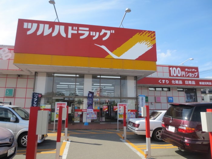 ツルハドラッグ(ドラッグストア)まで750m グロワ－ル２２