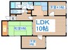 オ－バ－ラ－ジュ南郷 3LDKの間取り