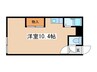ｷｬｽﾃｨ　86 1Rの間取り