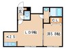 ＡＫＴ月寒中央 1LDKの間取り