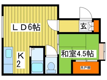 間取図 ボヌ－ルメゾン