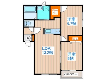 間取図 レジデンス苗穂本町