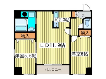 間取図 アイリブ創成南２条