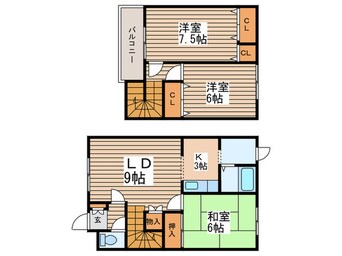 間取図 メゾン・ドゥ・ヴェールA棟