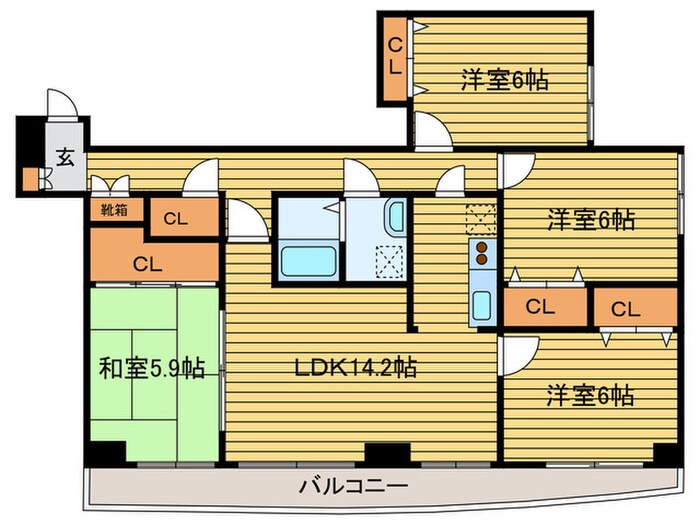 間取り図 コーポラススプレンダー