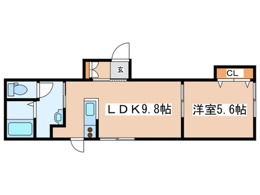 間取図 ルナハウス月寒