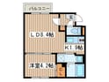 プレミアムマンション銀河の間取図