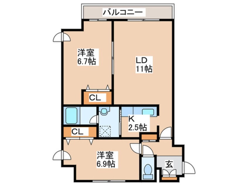 間取図 フォルテ