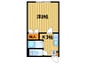 第２澄川銀座パレス 1Kの間取り