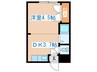 ロイヤルパーク８・１２ 1DKの間取り