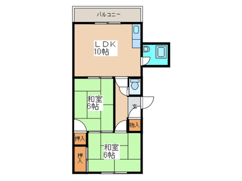 間取図 豊水ビル