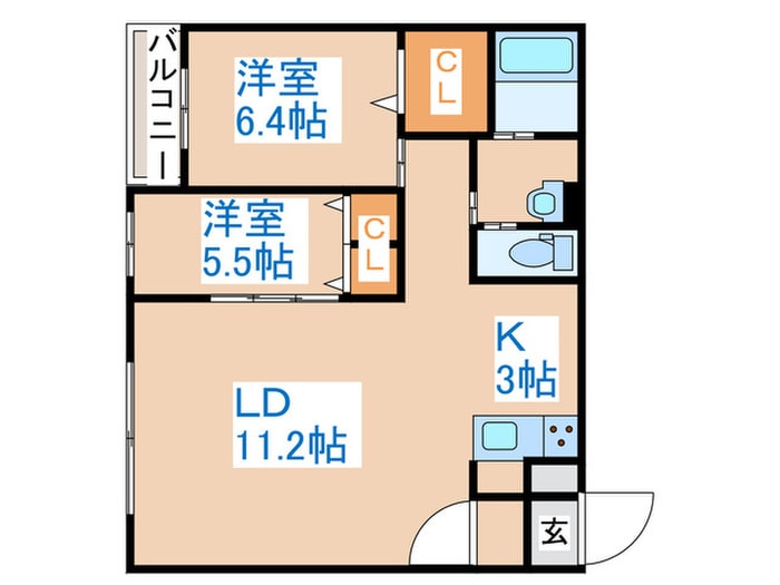 間取り図 グランメール・シャリテ