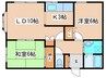 Ｍポート 2LDKの間取り