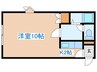 ロ－ドス琴似 1Kの間取り