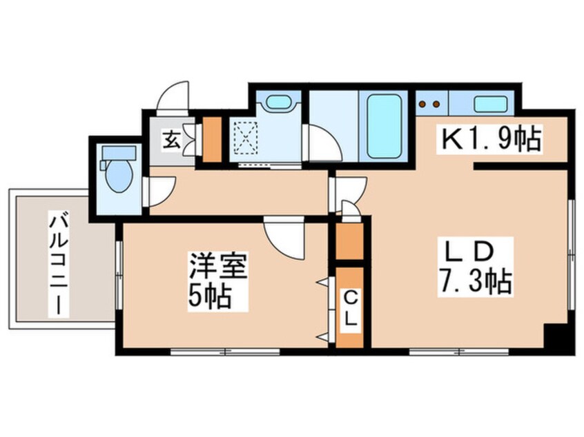 間取図 レジディア南一条イースト