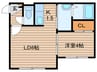 ア－ルズシティＮ１９ 1LDKの間取り