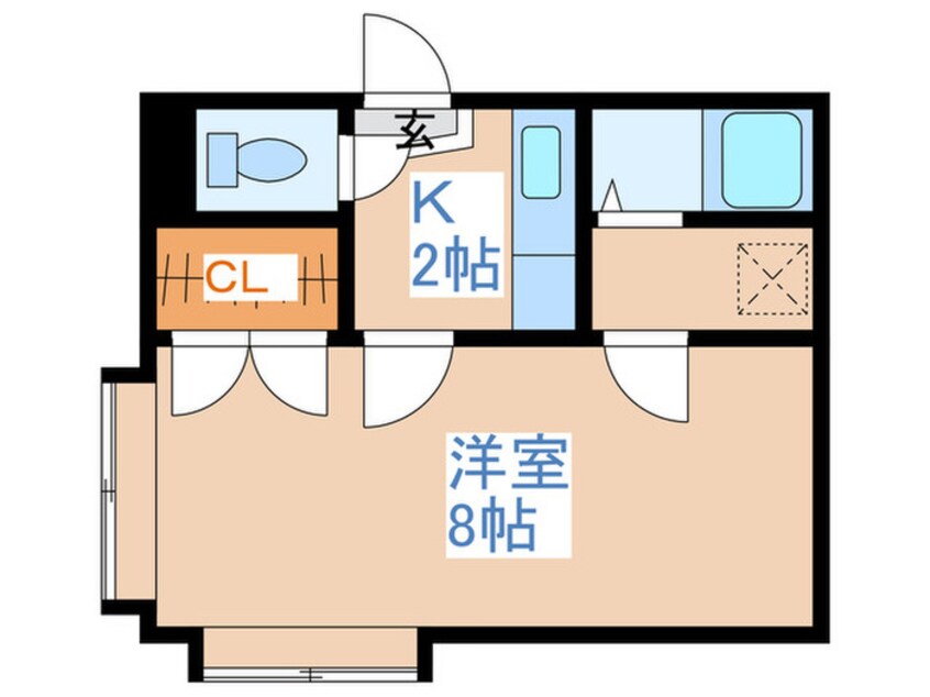 間取図 アンブロ－シア平岸