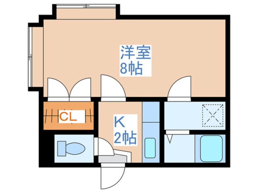 間取図 アンブロ－シア平岸