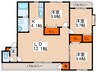 プラ－ジュ福住 3LDKの間取り