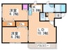 アトレ福住 2LDKの間取り