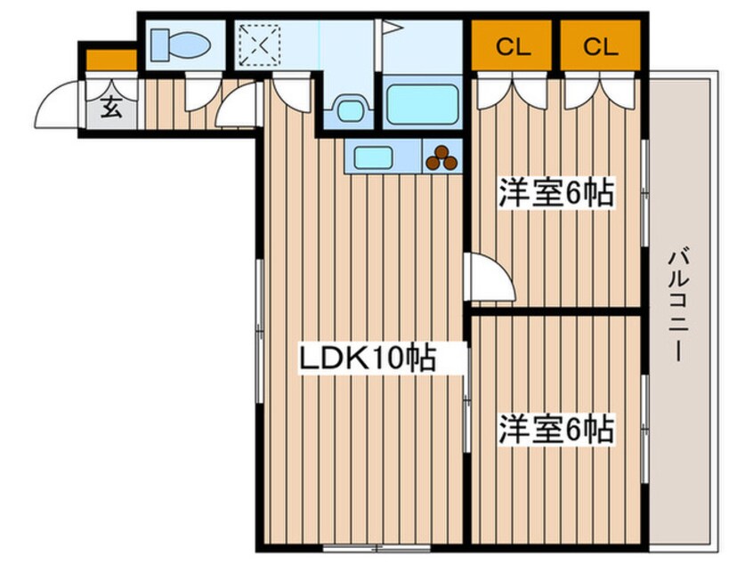 間取図 ハイグレード美園