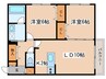 ＳＴＥＬＬＡ神宮外苑 2LDKの間取り