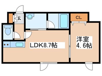 間取図 アークコート南白石