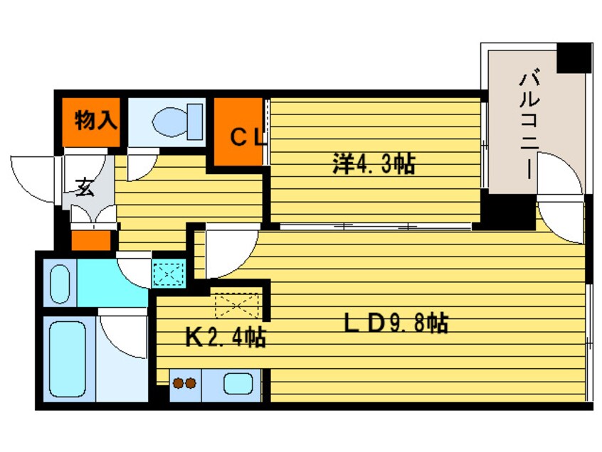 間取図 プライムメゾン南２条