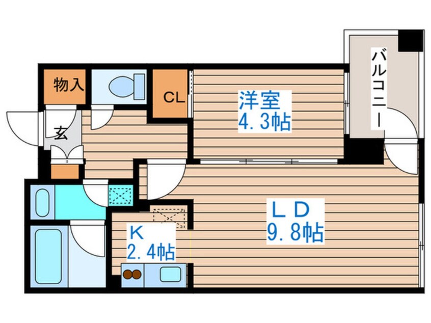 間取図 プライムメゾン南２条