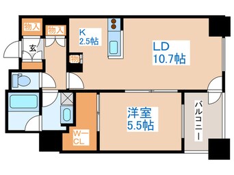 間取図 プライムメゾン南２条