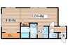 Ｅ２スト－リ－ 1LDKの間取り