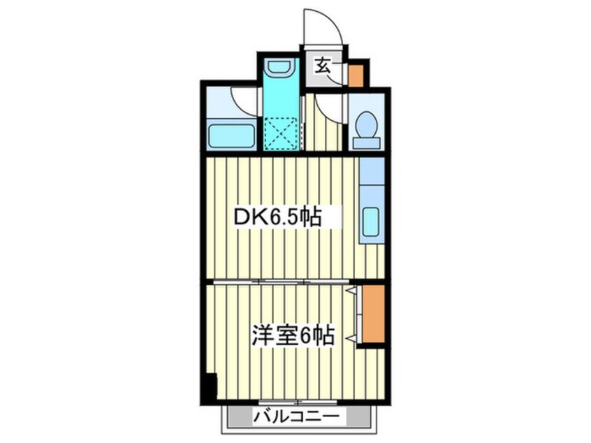 間取図 タ－フサイド桑園