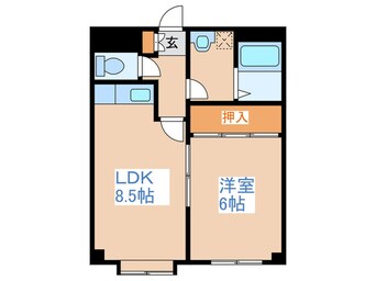 間取図 ａｌｌｅｚ麻生