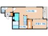 癒禅 1LDKの間取り