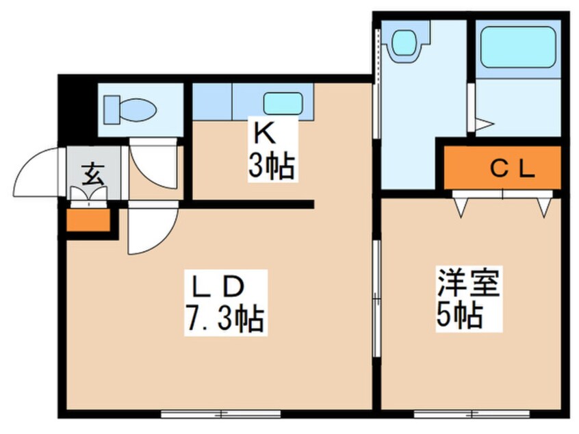 間取図 ノ－スタウン月寒