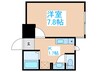 グランメゾン南6条 1Kの間取り