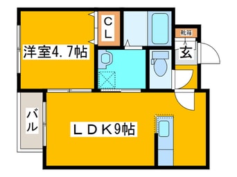 間取図 リバージュＬ38