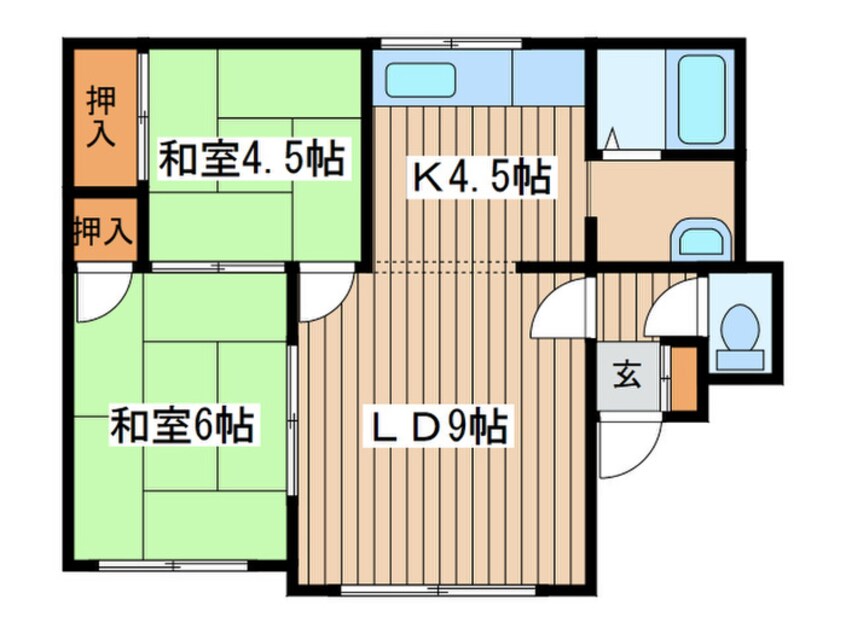 間取図 新生ハイムⅠ