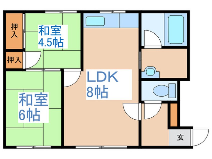 間取図 新生ハイムⅢ