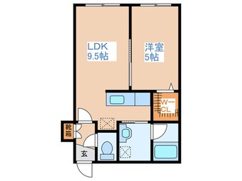 間取図 ピュアライフ５－３