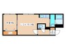 シティーコート豊平 1LDKの間取り