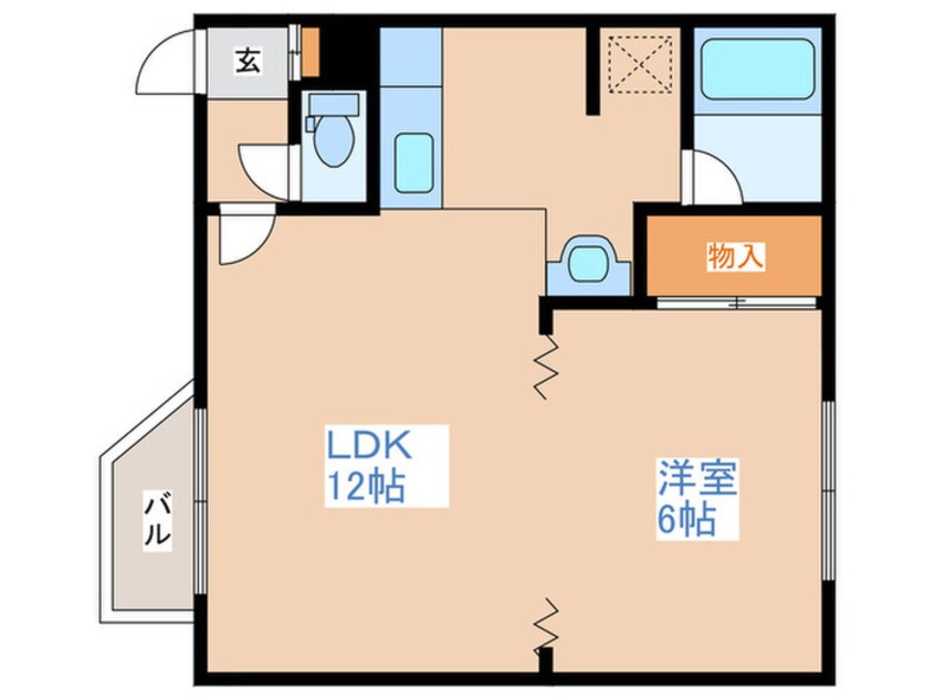 間取図 エルキュール３１８