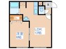 エルキュール３１８ 1LDKの間取り