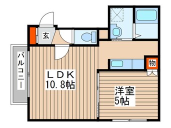 間取図 フロ－ラシャト－