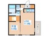 ＳＫＹ　ＰＡＲＫ発寒南 1LDKの間取り