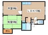 ノ－スシャト－２０ 2LDKの間取り
